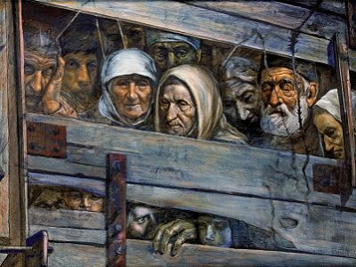 Сталинская депортация народов. Фото: sib-catholic.ru