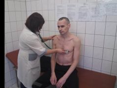 Олег Сенцов в больнице. Фото: 89.fsin.su