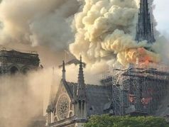Пожар в соборе Парижской Богоматери в Париже. Фото: lefigaro.fr