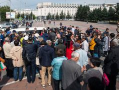 Митинг в Улан-Удэ. Фото: Андрей Огородник / ТАСС