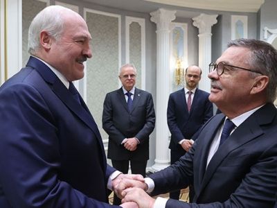 Александр Лукашенко и Рене Фазель. Фото: president.gov.by